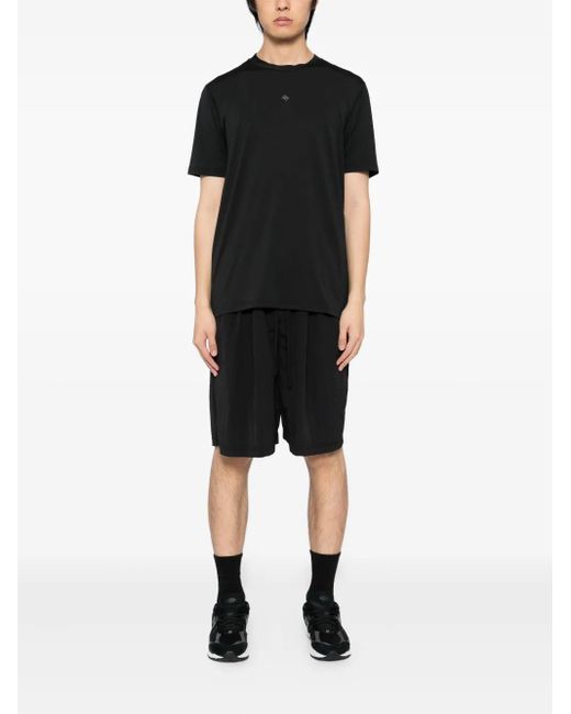 REPRESENT 247 Black Contour Run T-Shirt for men