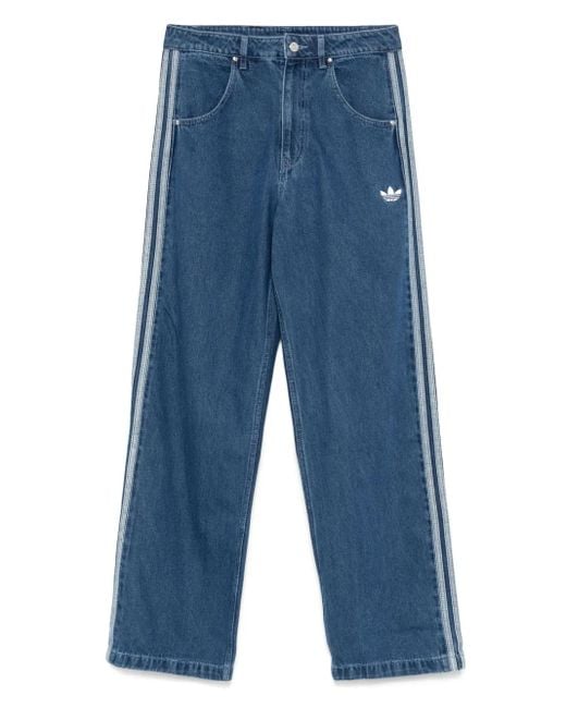 Adidas Blue Firebird Jeans for men