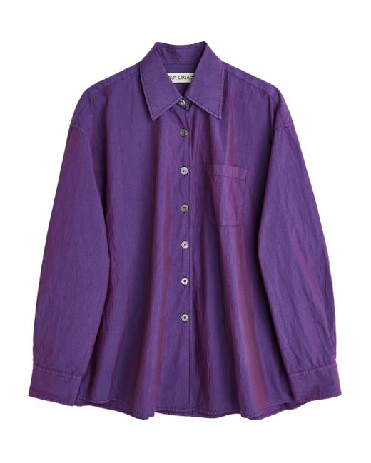 Our Legacy Purple Long Sleeve Shirt