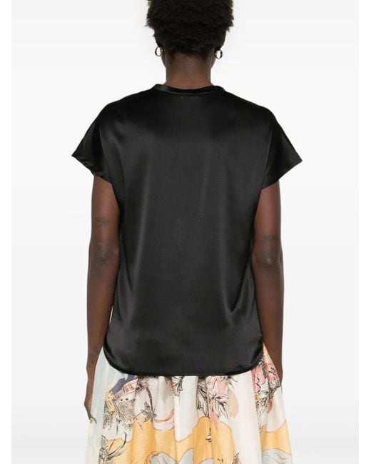 T-Shirt Farida Pinko en coloris Black