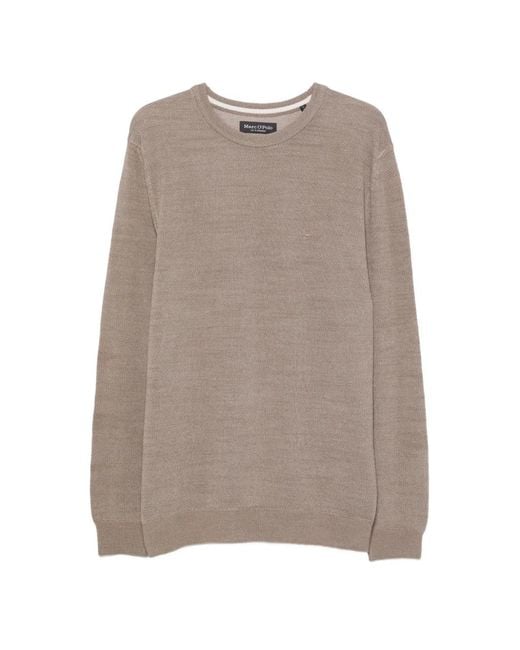 Marc O' Polo Natural Crew-Neck Sweater for men