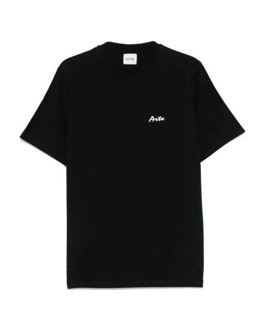 Arte' Black Elements Print T-Shirt for men