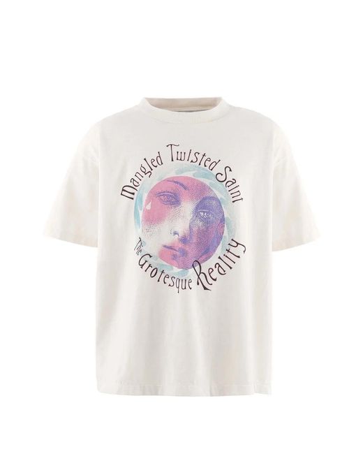 SAINT Mxxxxxx White T-Shirt À Imprimé Graphique for men