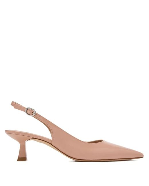 Zapatos Vinnie con tacón de 50 mm y tira trasera Stuart Weitzman de color Pink