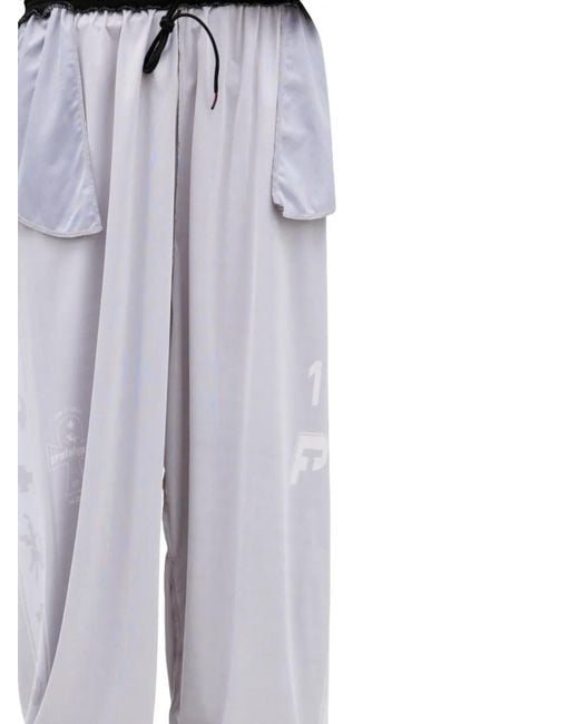 PROTOTYPES Blue Logo-Print Track Pants