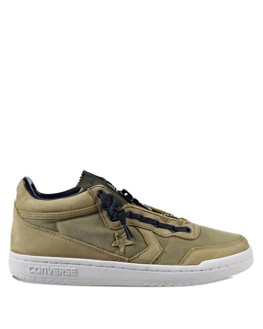 Converse Brown Fastbreak Mid Zip Sneakers for men