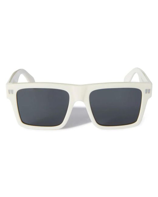 Off-White c/o Virgil Abloh Blue Lawton Square-Frame Sunglasses