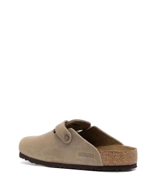Birkenstock Brown Boston Oiled Clogs for men