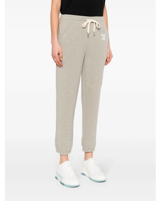 Zadig & Voltaire White Sofia Drawstring-Waist Track Pants
