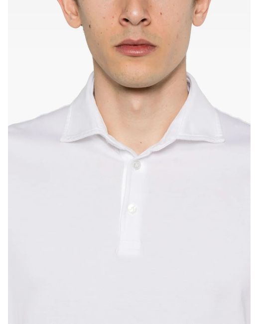 Polo Zero Fedeli de hombre de color White