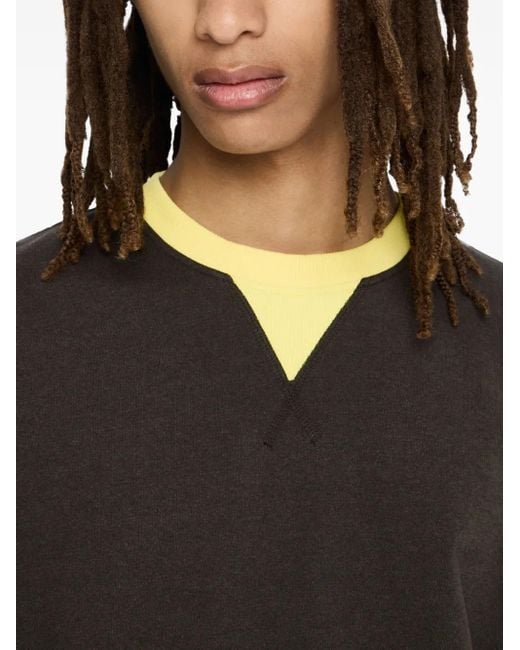 J.W. Anderson Brown Contrast-Trim Sweatshirt for men