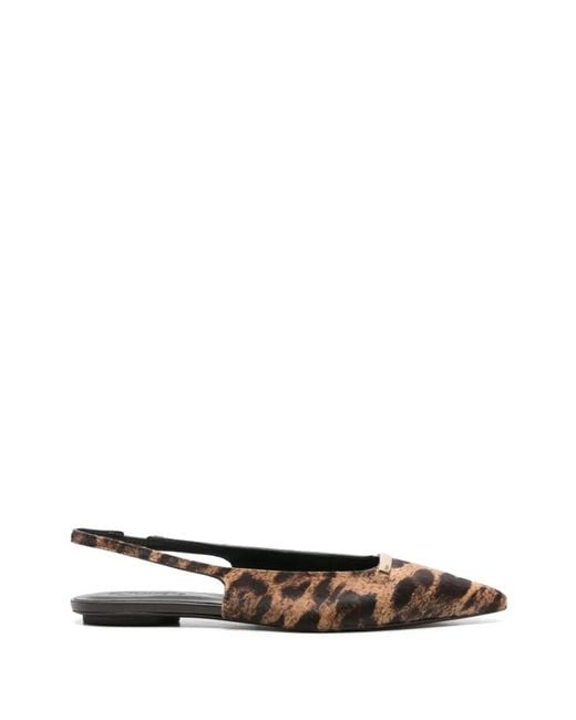 Tod's Brown Spitze Slingback-Pumps