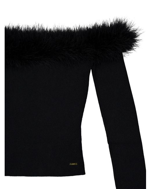 Gucci Black Off-Shoulder Sweater
