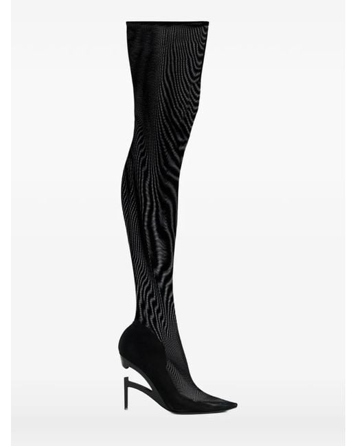 B1ARCHIVE 100Mm Mesh-Textured Boots in Black | Lyst Canada