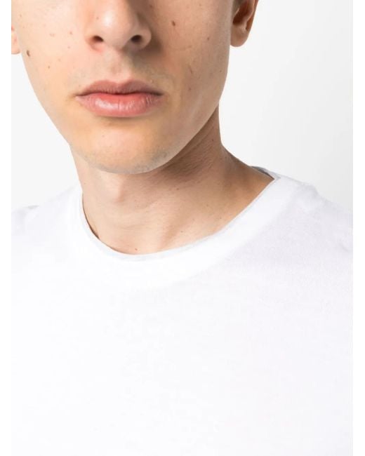 Eleventy White Short-Sleeve T-Shirt for men