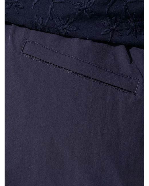 PUMA Blue Logo-Detail Track Shorts for men
