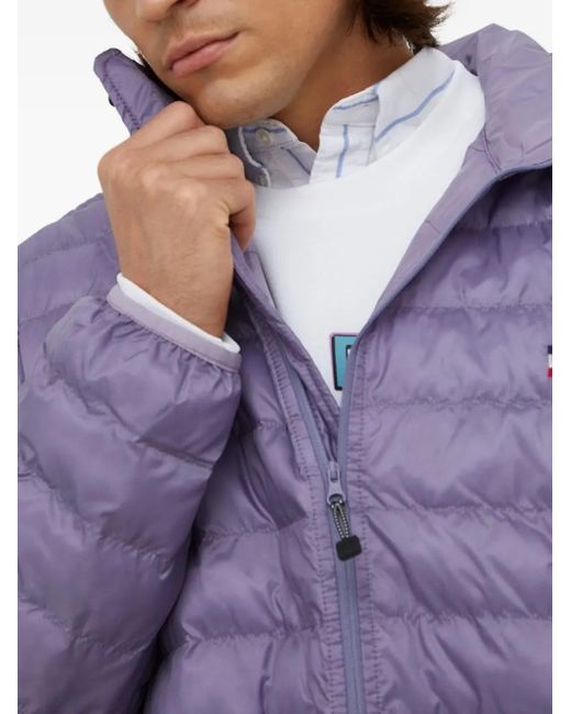 メンズ Levi's キルティング フーデッドジャケット Purple
