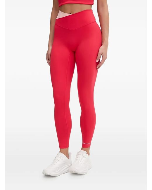 Leggings Con Vita A V di P.E Nation in Red