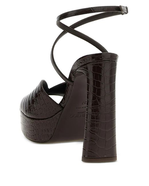 Jimmy Choo Black 125Mm Karli Platform Sandals