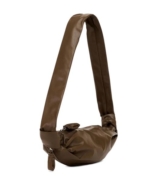 Lemaire Soft Croissant ショルダーバッグ S Metallic