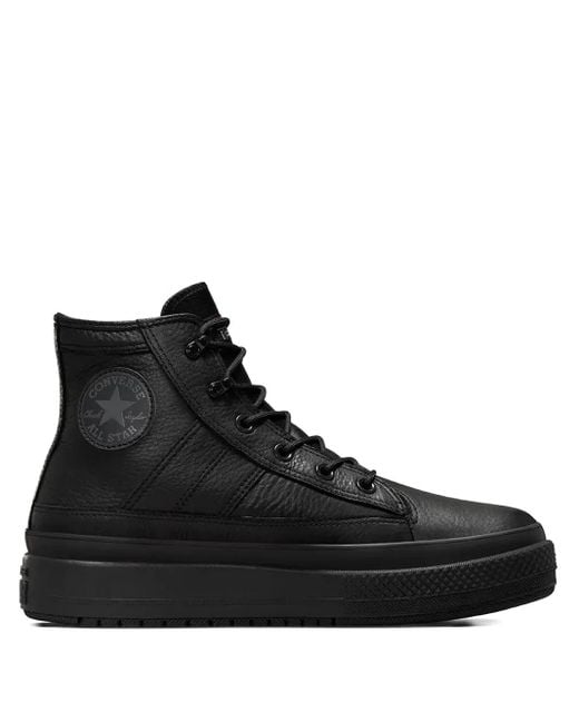 Converse Black Waterproof Platform Sneakers