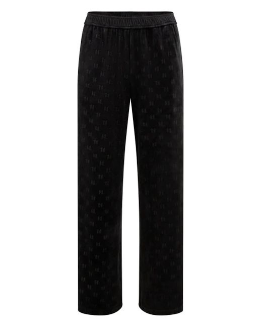 Karl Lagerfeld モノグラム トラックパンツ Black