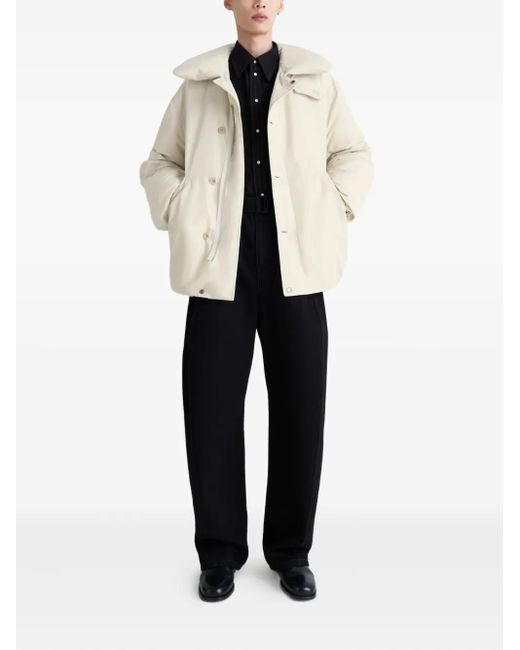 Lemaire Natural Bubble-Collar Puffer Jacket for men