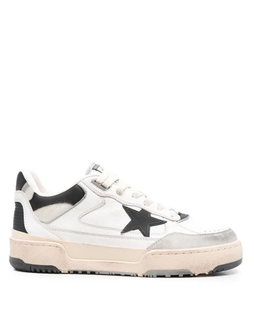 Zapatillas Forty2 con parche de estrella Golden Goose Deluxe Brand de hombre de color White
