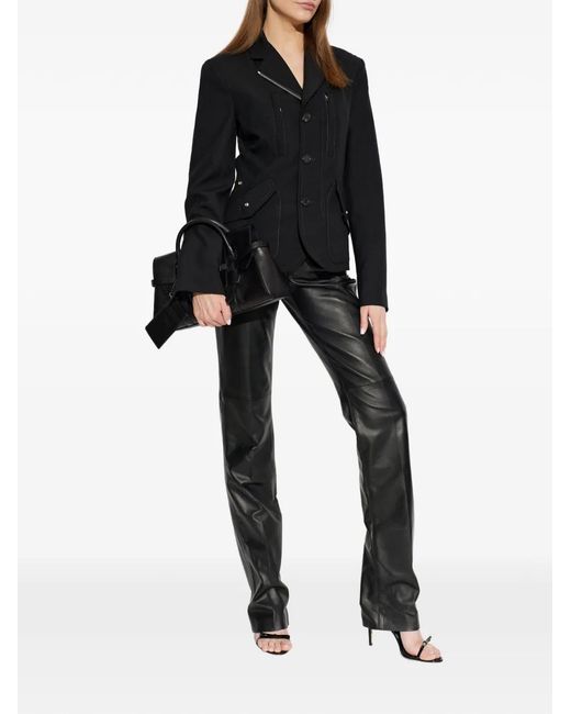DSquared² Black Multi-Pocket Wool Blazer