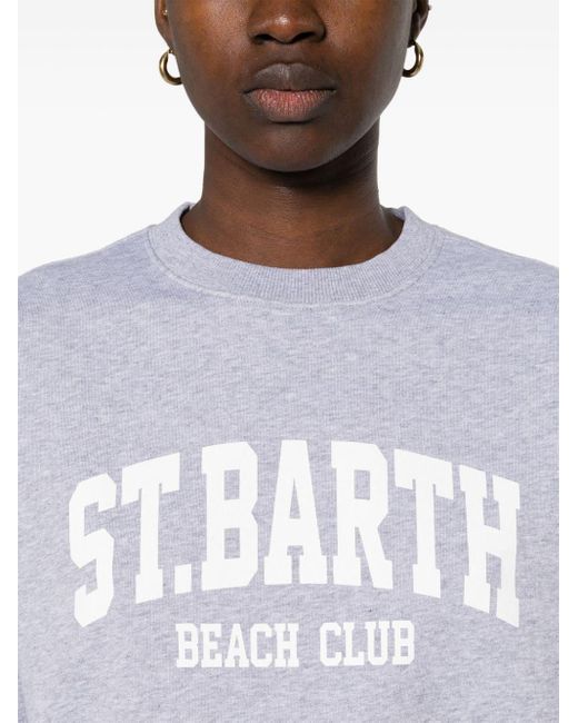 Mc2 Saint Barth Gray Stardust Sweatshirt