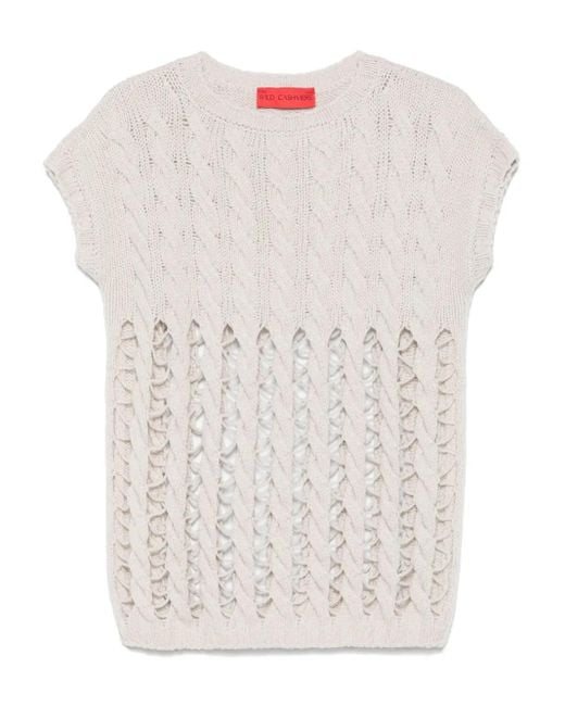 Wild Cashmere White Licia Top