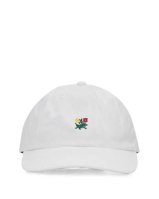 Aimé Leon Dore White Embroidered-Crest Baseball Cap for men