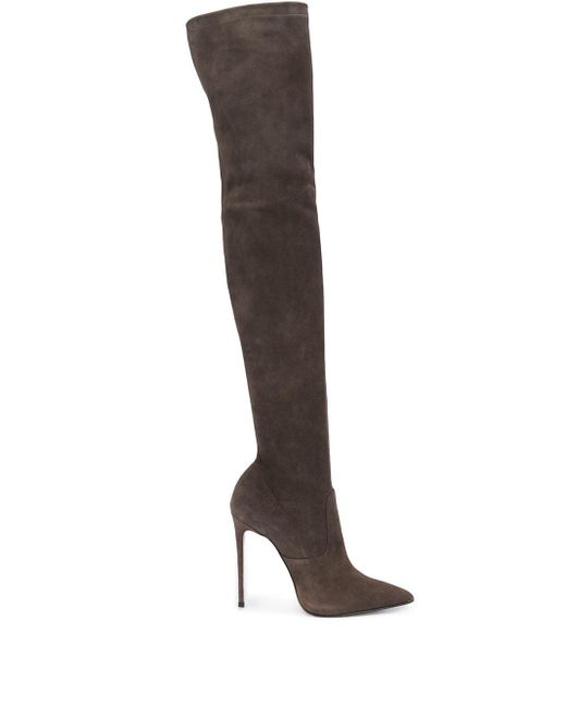 Stivali elasticizzati EvaLe Silla in Pelle di colore Marrone | Lyst