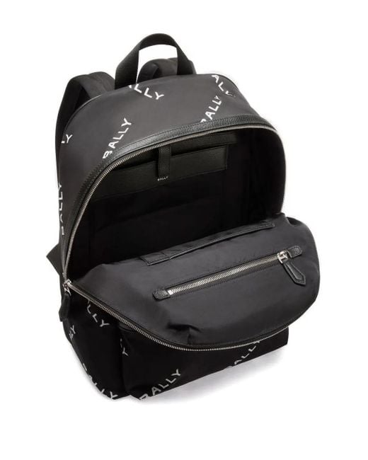 Bally Rucksack Mit Logo-Print in Black für Herren