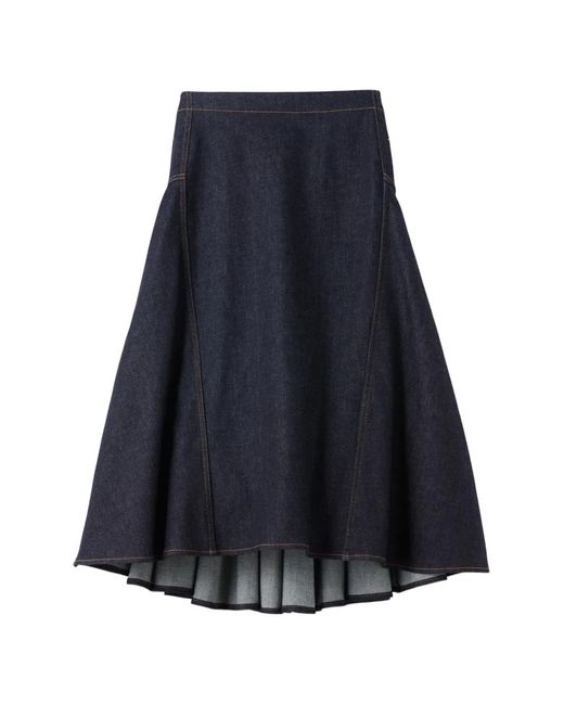 Jacquemus Blue The Lavoir De-Nîmes Denim Skirt