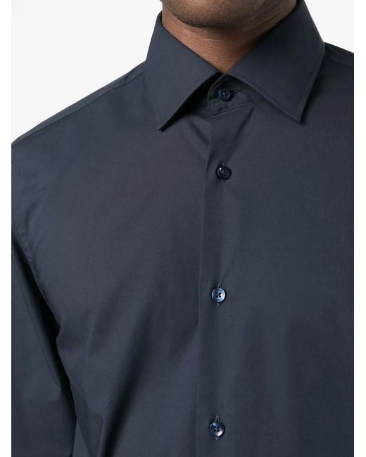 Boss Blue Slim-Fit Shirt for men