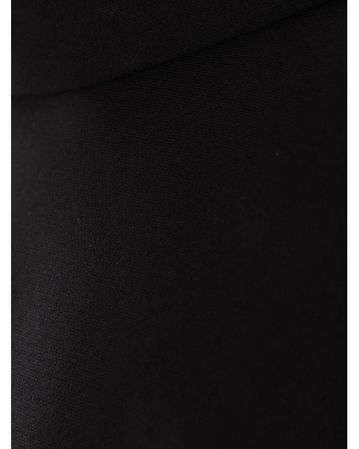 Alberto Biani Black Crepe Blouse