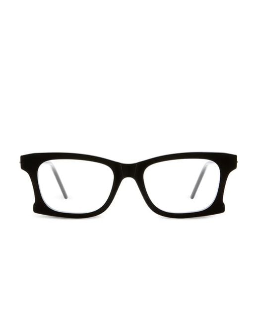 Kuboraum Black Square-Frame Glasses