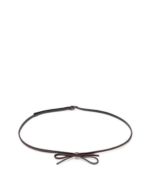 Plan C Brown Bow-Detail Belt