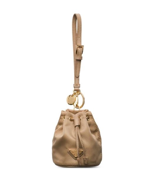 Prada Metallic Re-Edition 1978 Key Ring