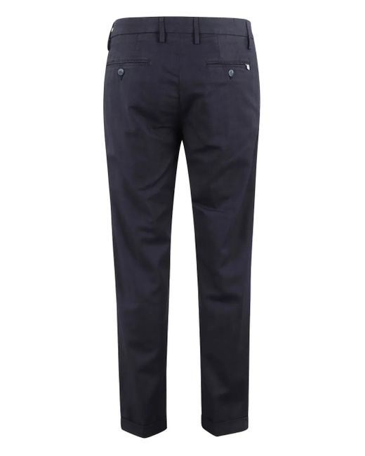 Re-hash Blue Cotton Straight-Leg Trousers for men
