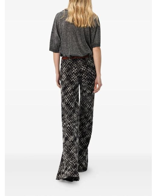 Missoni Black Printed Trousers