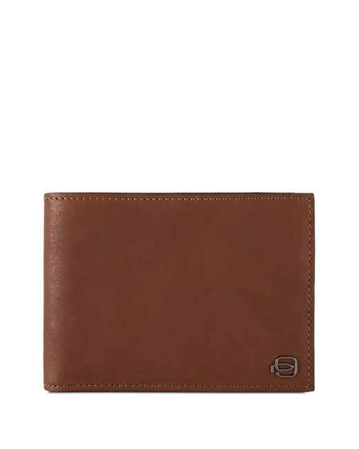 Piquadro Brown Flip-Up Wallet for men