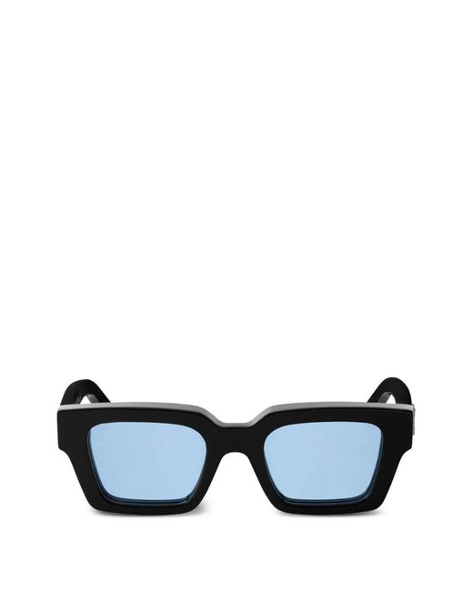 Off-White c/o Virgil Abloh Blue Virgil M Square-Frame Sunglasses