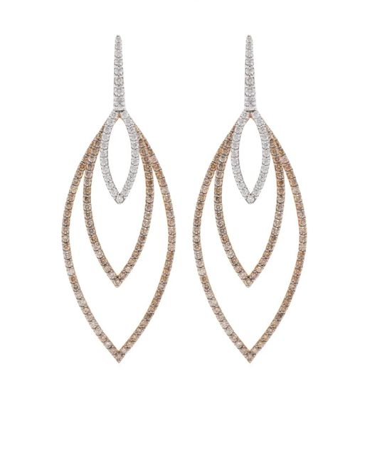 Anapsara ダイヤモンド ピアス 18kローズゴールド White