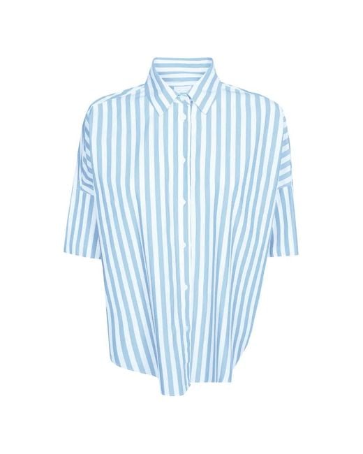 Robert Friedman Blue Striped Shirt