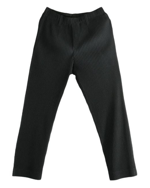 Homme Plissé Issey Miyake Black Homme Plisse' Issey Miyake Pleated Trousers for men