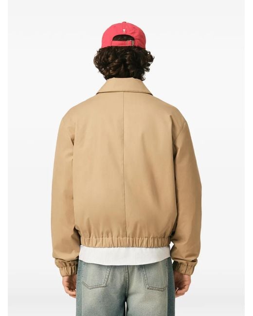 AMI Natural Cotton Padded-Jacket With Ami De Coeur for men