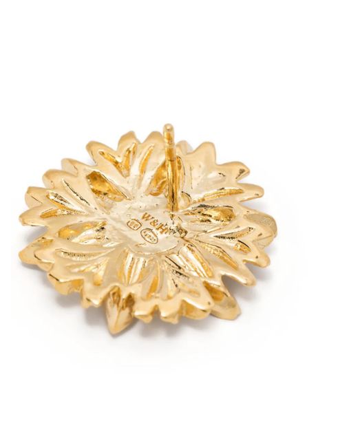 Wouters & Hendrix Metallic Daisy Earrings