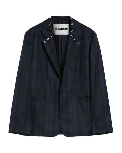 Jil Sander Wollen Blazer in het Blue voor heren